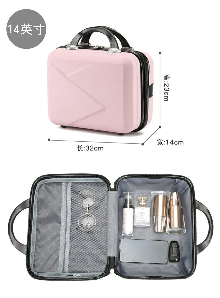 Nouveaux Valises de Voyage à la Mode avec Roues - Bagages Légers avec Petit Sac pour Femme - Set de Valises avec Mot de Passe - Valise Cabine pour Homme et Femme - La Maison Cozy