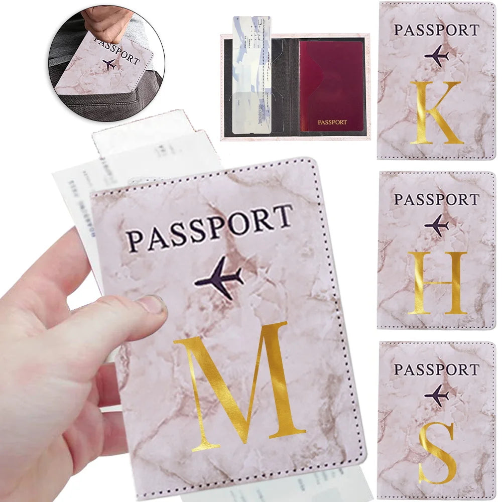 Porte-passeport avec Lettres - Organisateur de Carte de Crédit et Documents - La Maison Cozy