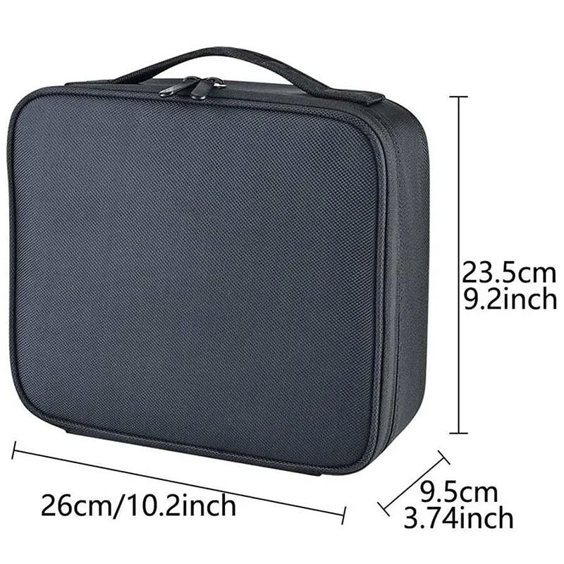 Nouveau Sac de Maquillage pour Femmes - Sac de Voyage Imperméable avec Broderie et Compartiments de Rangement pour Outils de Beauté - La Maison Cozy