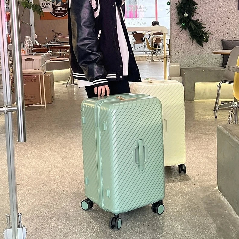 KO-KU 2024 Nouvelle Valise Grande Taille pour Femmes – Trolley Case avec Poignée Large (28/30/32 pouces) - La Maison Cozy