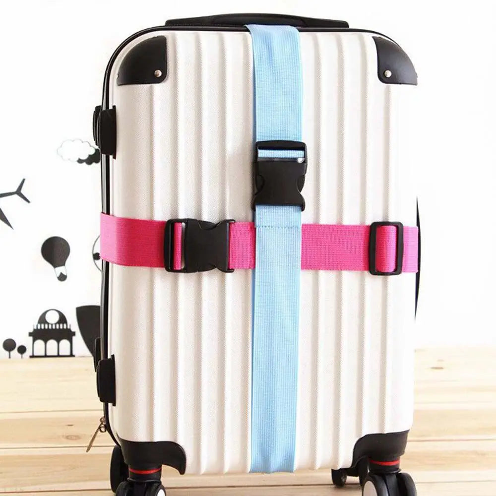 Sangles de Valise Ajustables Sécurisées Sans Mot de Passe - Ceinture de Rangement Anti-perte, Sangle de Fixation pour Bagages - La Maison Cozy