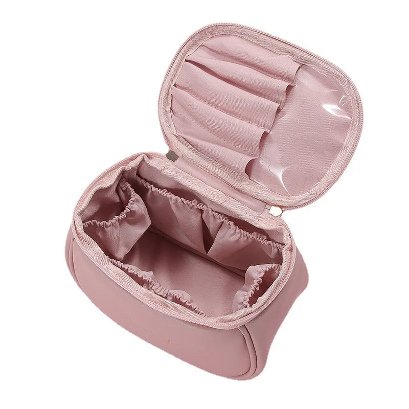 Trousse de Maquillage en PU Étanche - Organisateur de Toilettes pour Femmes, Grande Capacité et Portable - La Maison Cozy