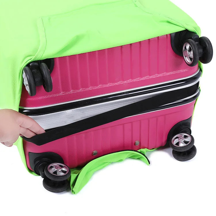 Housse de Protection pour Valise en Tissu Extensible - Housse de Protection contre la Poussière, Adaptée aux Valises de 18 à 32 Pouces, Organisateur de Voyage - La Maison Cozy