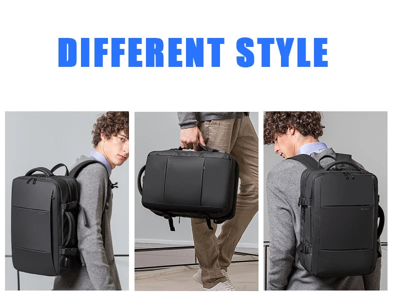 Sac à dos de voyage BANGE pour homme - Sac professionnel et scolaire, extensible, avec port USB, grande capacité, sac pour ordinateur portable 17,3 pouces, étanche et à la mode - La Maison Cozy