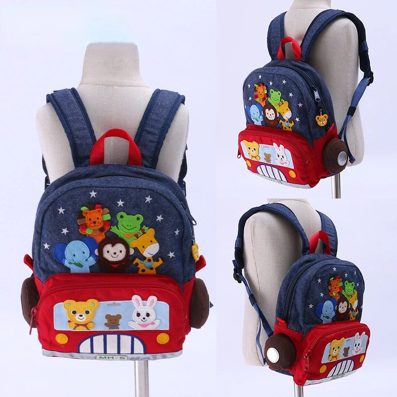 Sac à Dos Enfant - Thème Animaux de Dessin Animé Japonais, Sac Scolaire Garçon, Mochila Infantil, Sac à Dos pour Écoliers - La Maison Cozy