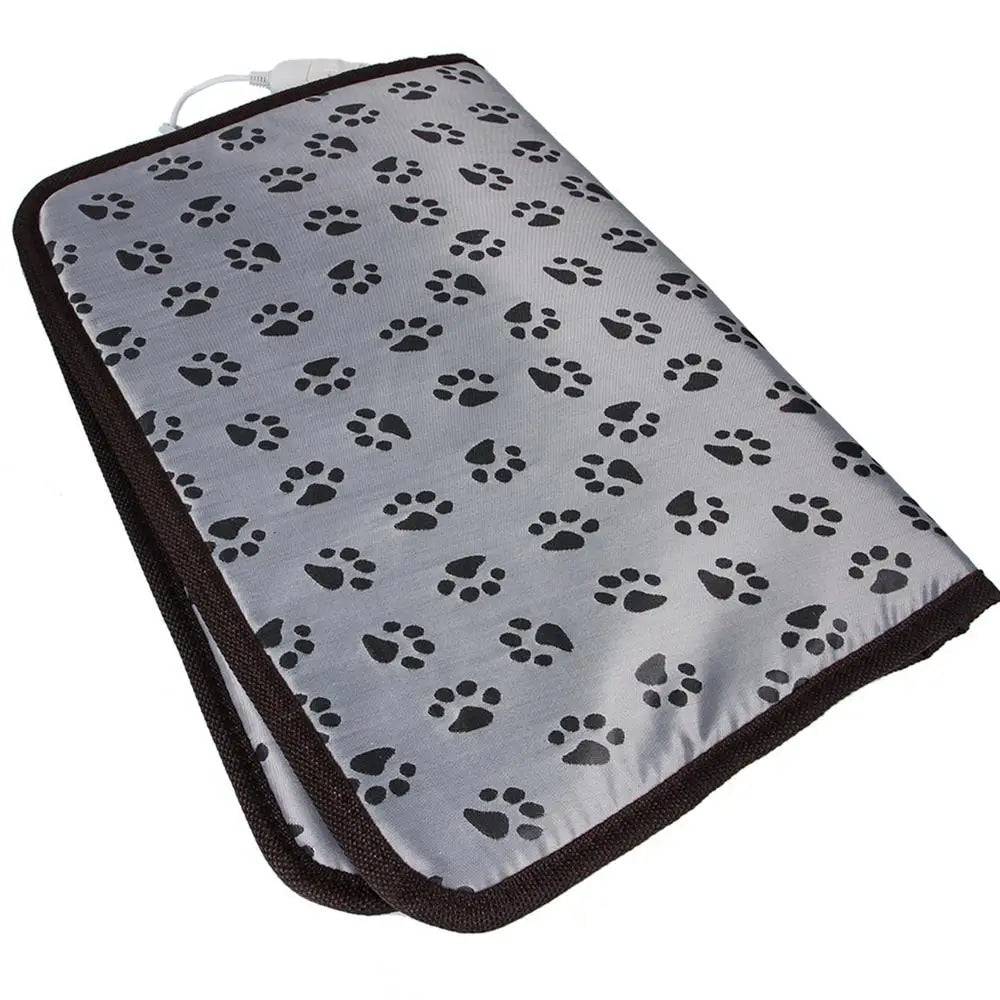 Couverture Électrique pour Animaux de Compagnie - Matelas Chauffant Hiver pour Chien et Chat avec Protection Anti-Morsure - La Maison Cozy