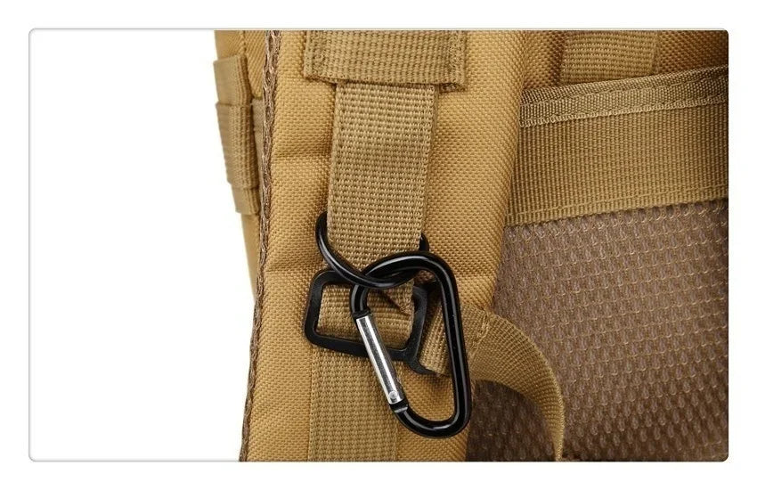 Sac à dos tactique QT&QY 30/45L pour homme - Sac de randonnée, sac de survie extérieur, sac de trekking et de chasse, pack d’assaut 3P, sac EDC avec système MOLLE - La Maison Cozy