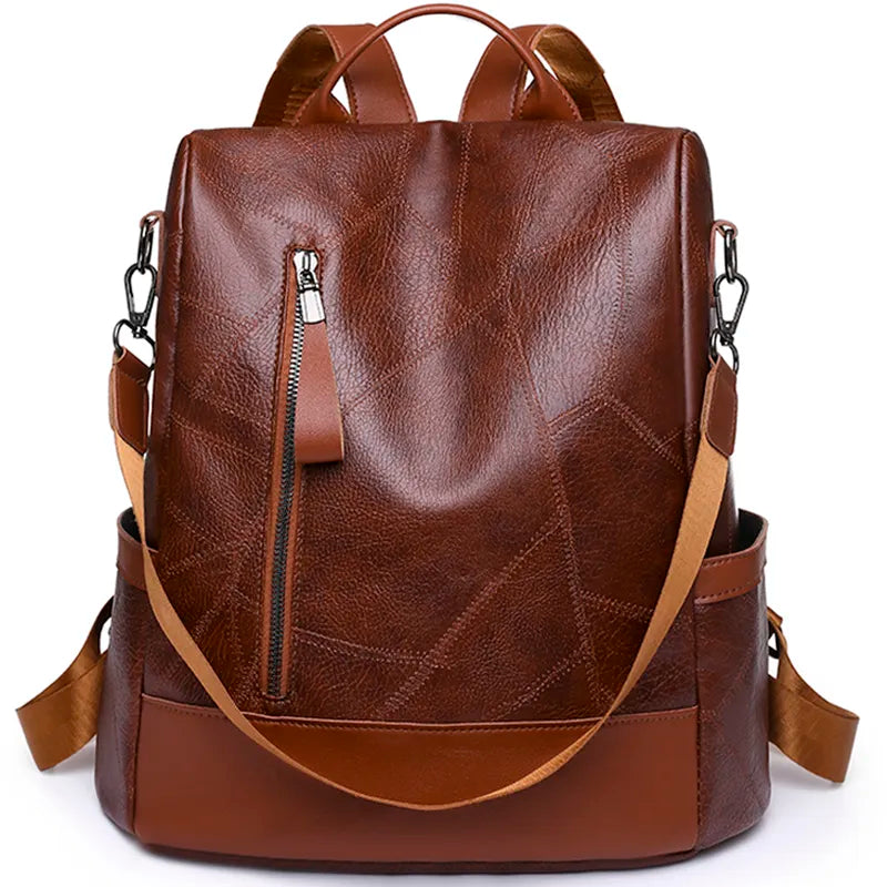 Nouveau Sac à Dos Femme 2023 - Designer, en cuir souple de haute qualité, sac à dos simple et élégant, grande capacité, sac à bandoulière antivol - La Maison Cozy