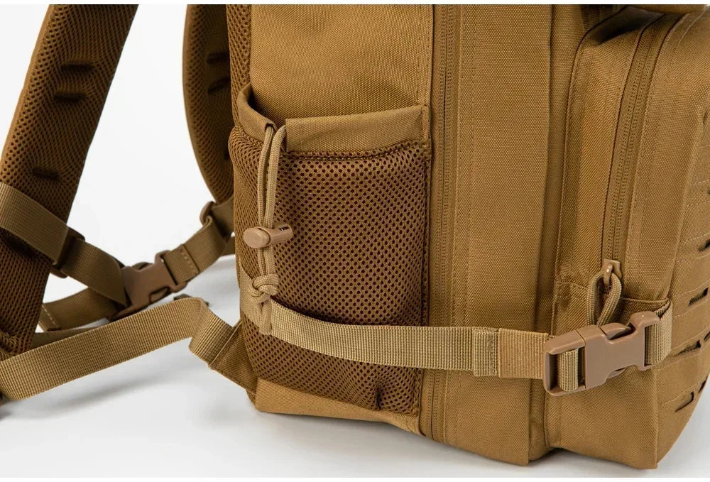 QT&QY 25L/45L Sac à Dos Tactique Militaire pour Hommes et Femmes - Sac d'Assaut Armée - Petit Sac à Dos Scolaire avec Porte-Bouteille - La Maison Cozy