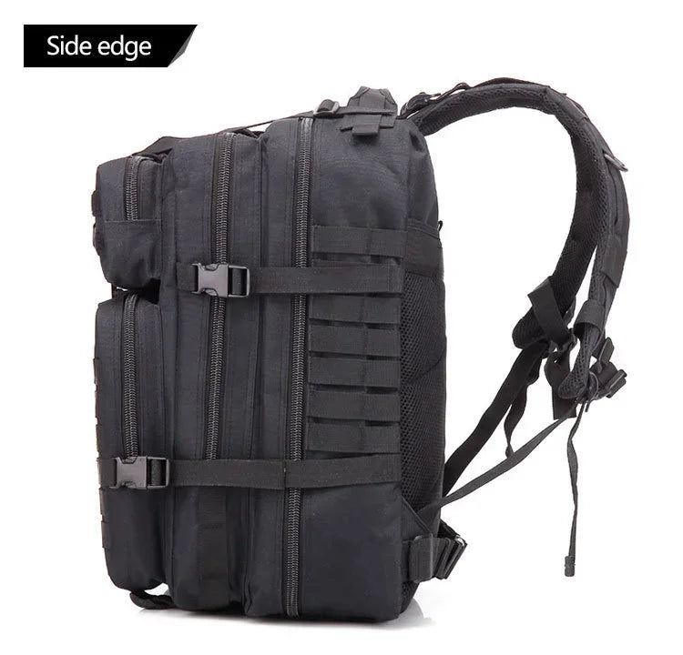 Sac à dos tactique QT&QY 30/45L pour homme - Sac de randonnée, sac de survie extérieur, sac de trekking et de chasse, pack d’assaut 3P, sac EDC avec système MOLLE - La Maison Cozy